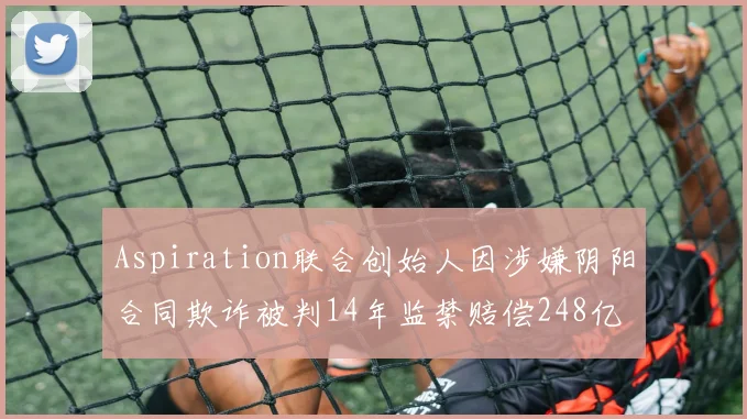 Aspiration联合创始人因涉嫌阴阳合同欺诈被判14年监禁赔偿248亿