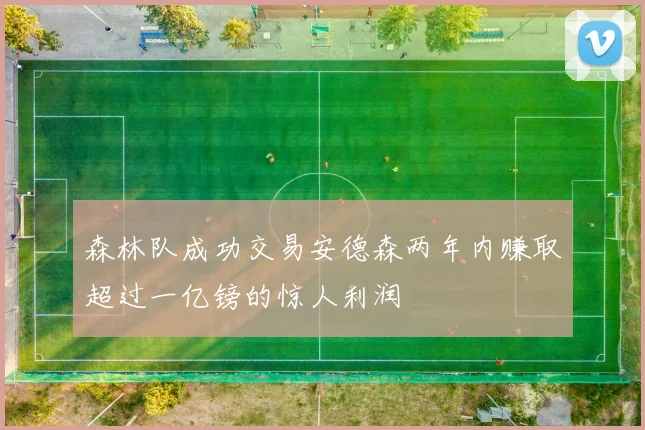 森林队成功交易安德森两年内赚取超过一亿镑的惊人利润